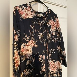 Long Sleeve Floral Dress